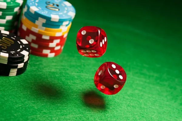 Live-dealer studio adjacent to basketball market viewing room
